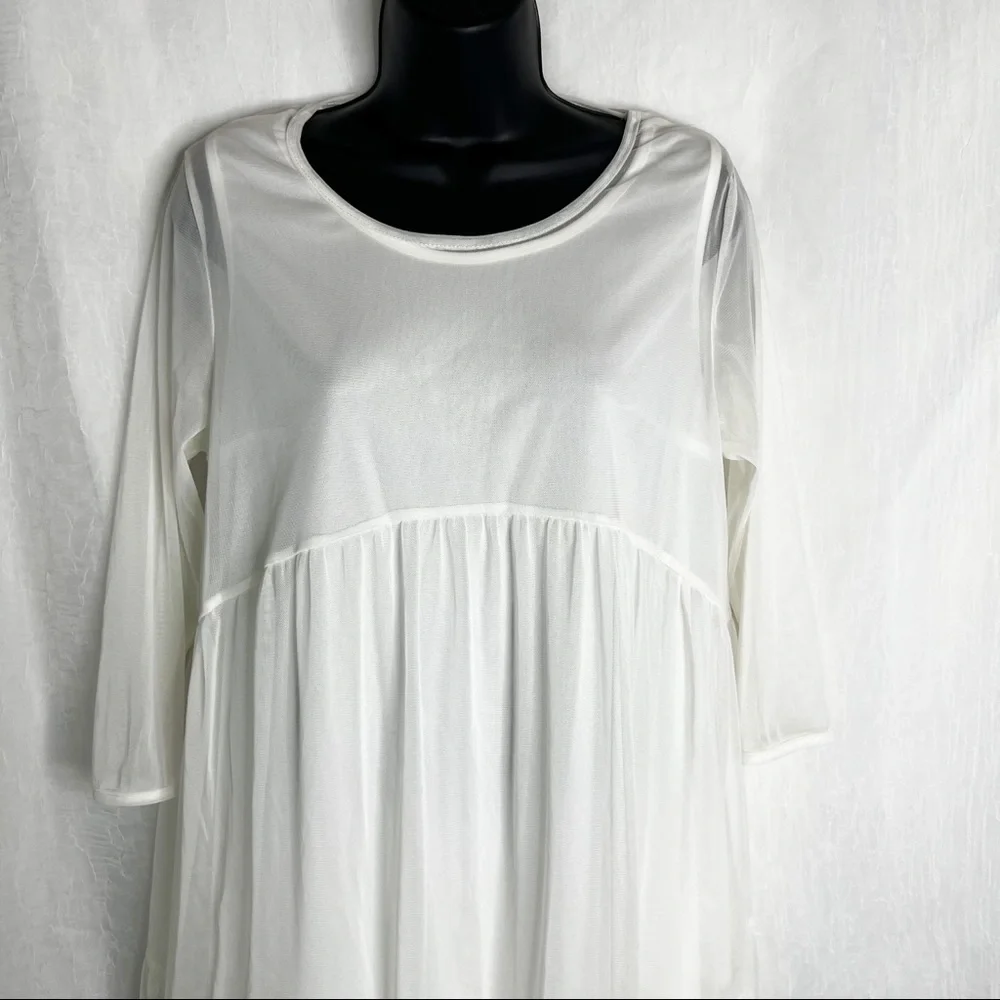 ASOS Bluebelle Maternity Tiered Ruffle Swing Dress - Picture 7 of 13